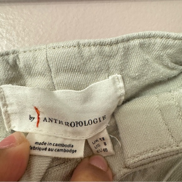 Anthropologie Women's Cream Shorts Women Size 8 - Picture 5 of 6